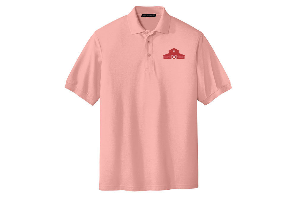 Red Barn IEA Men's Port Authority Short Sleeve Silk Touch Polo