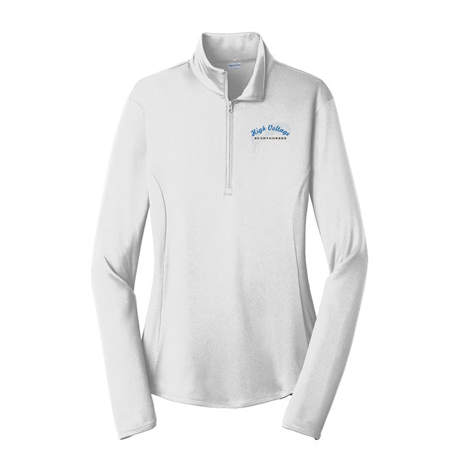 High Voltage Sporthorses Women's Sport-Tek PosiCharge 1/4 Zip Sunshirt