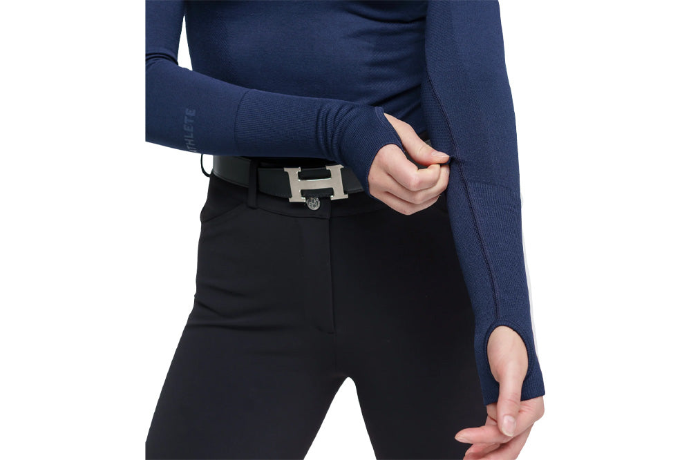 Windy Hill Equestrians Women's TKEQ 'Kennedy' Seamless Long Sleeve V-Neck
