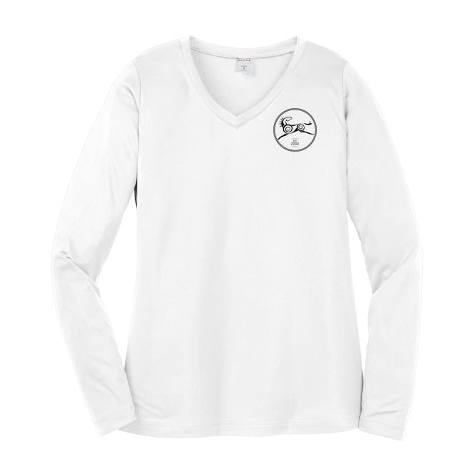 Sandhaven Women's Sport-Tek Long Sleeve Competitor V-Neck