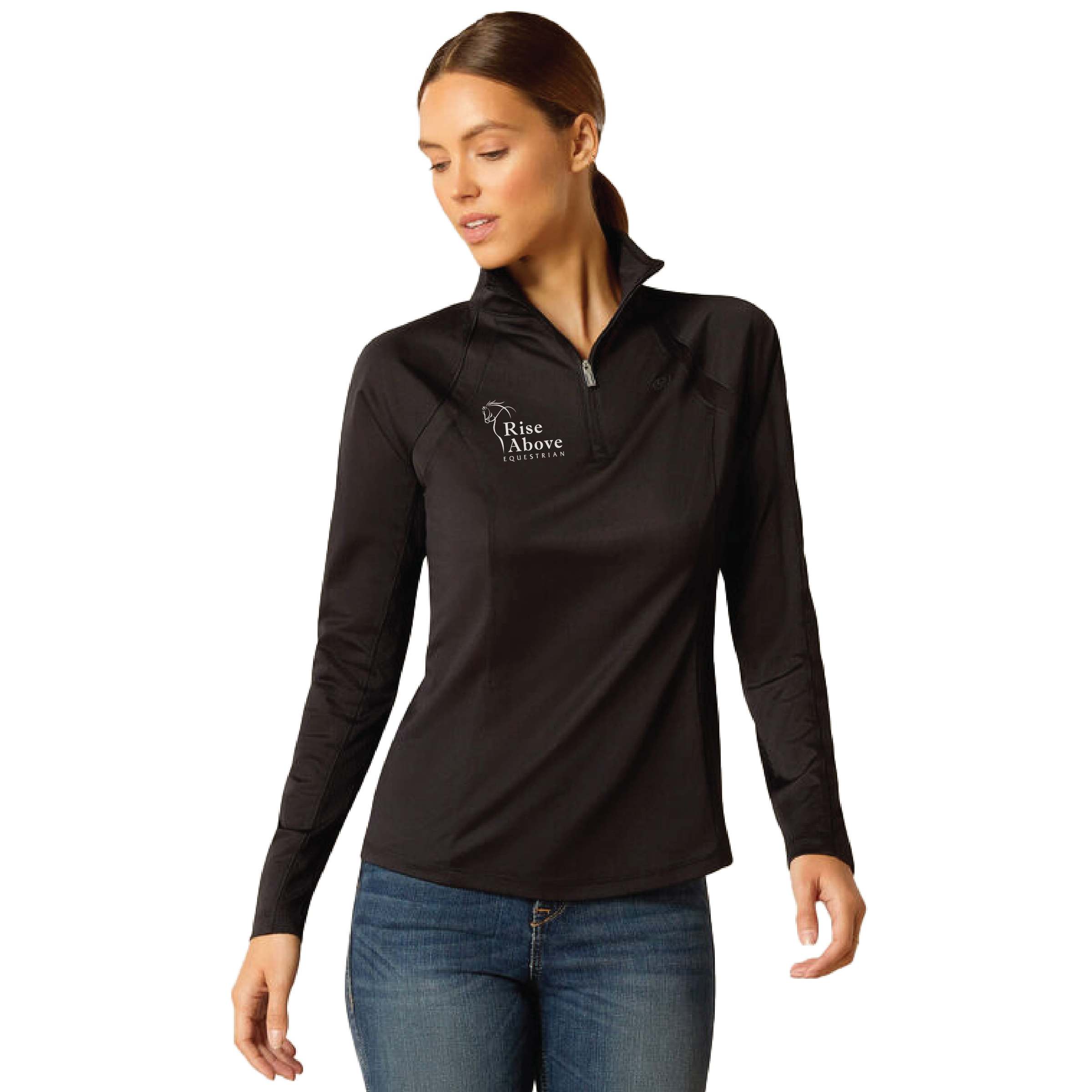 Rise Above Equestrian Women's Ariat Sunstopper 1/4 Zip Baselayer