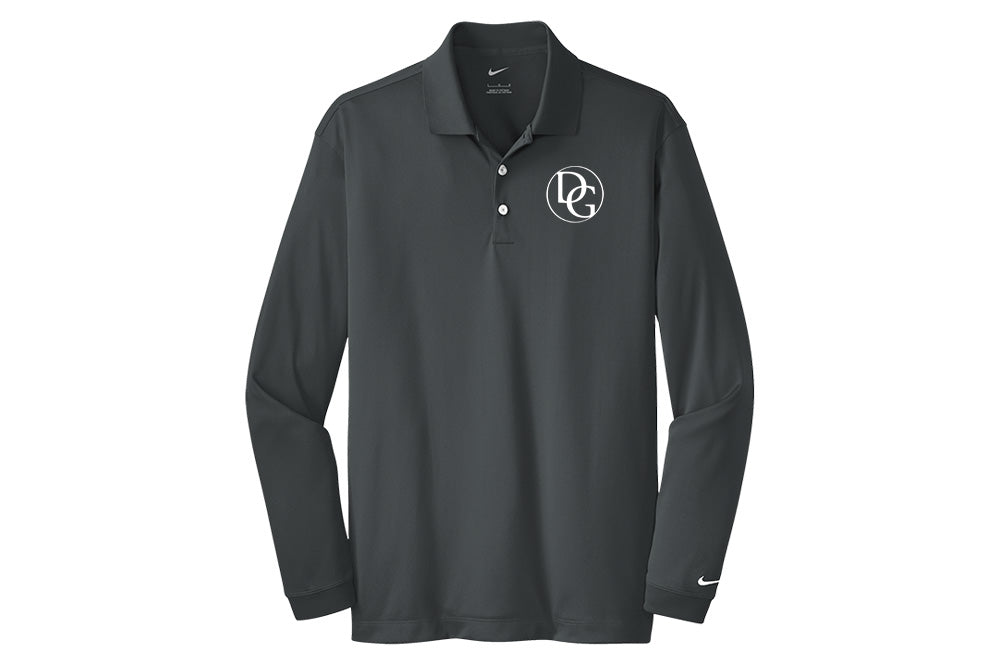 Dawson Grove Men's Nike Long Sleeve Stretch Dri-FIT Polo