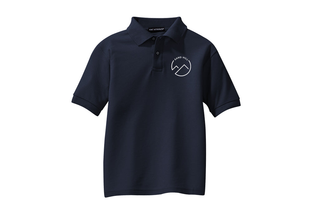 Sand Hill Stable Youth Port Authority Short Sleeve Silk Touch Polo