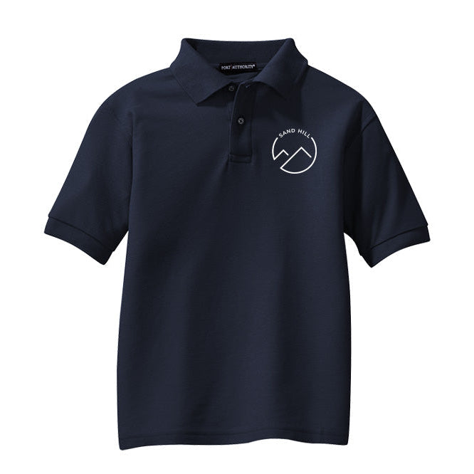 Sand Hill Stable Youth Port Authority Short Sleeve Silk Touch Polo
