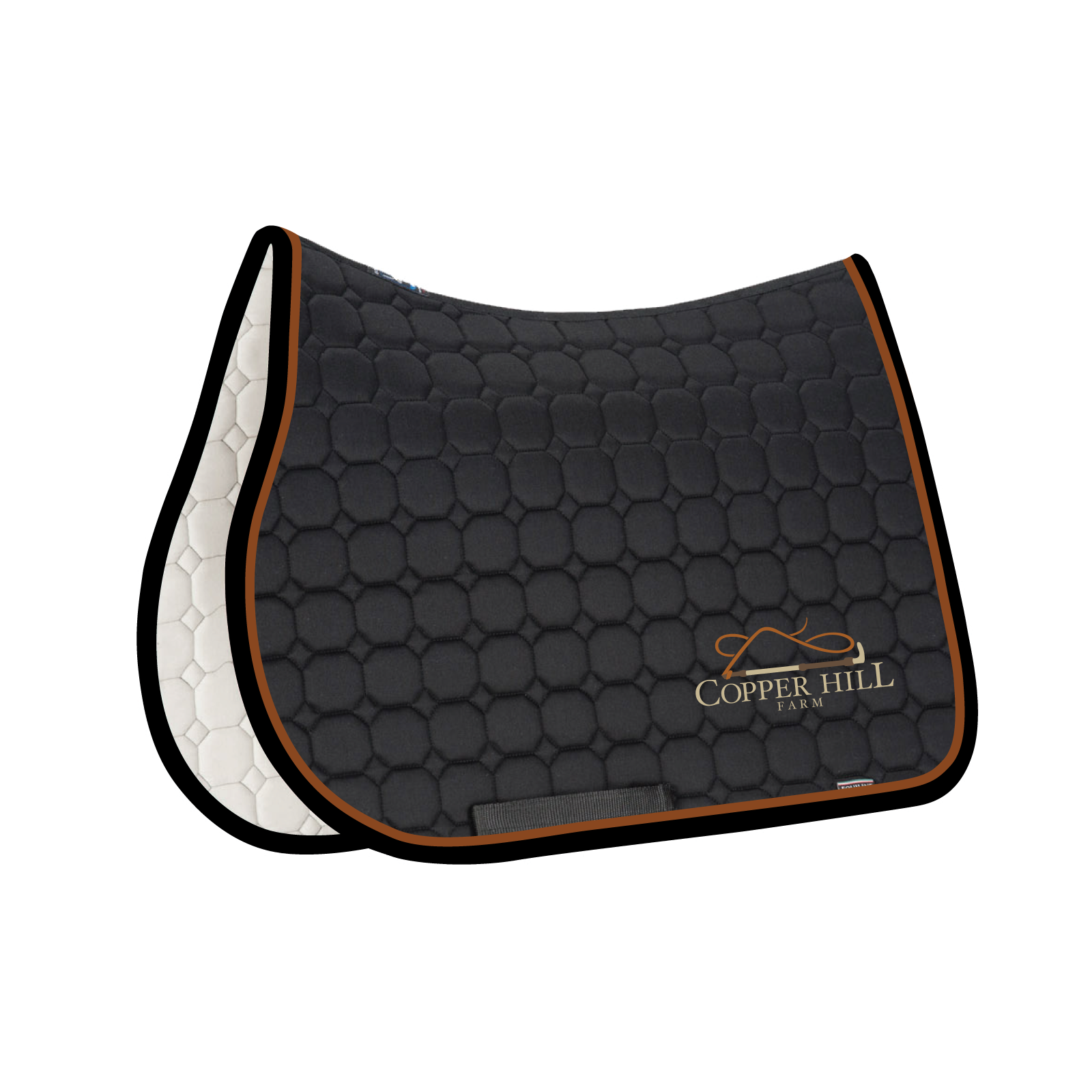 Copper Hill Farm Equiline Custom Black Jumping Show Pad