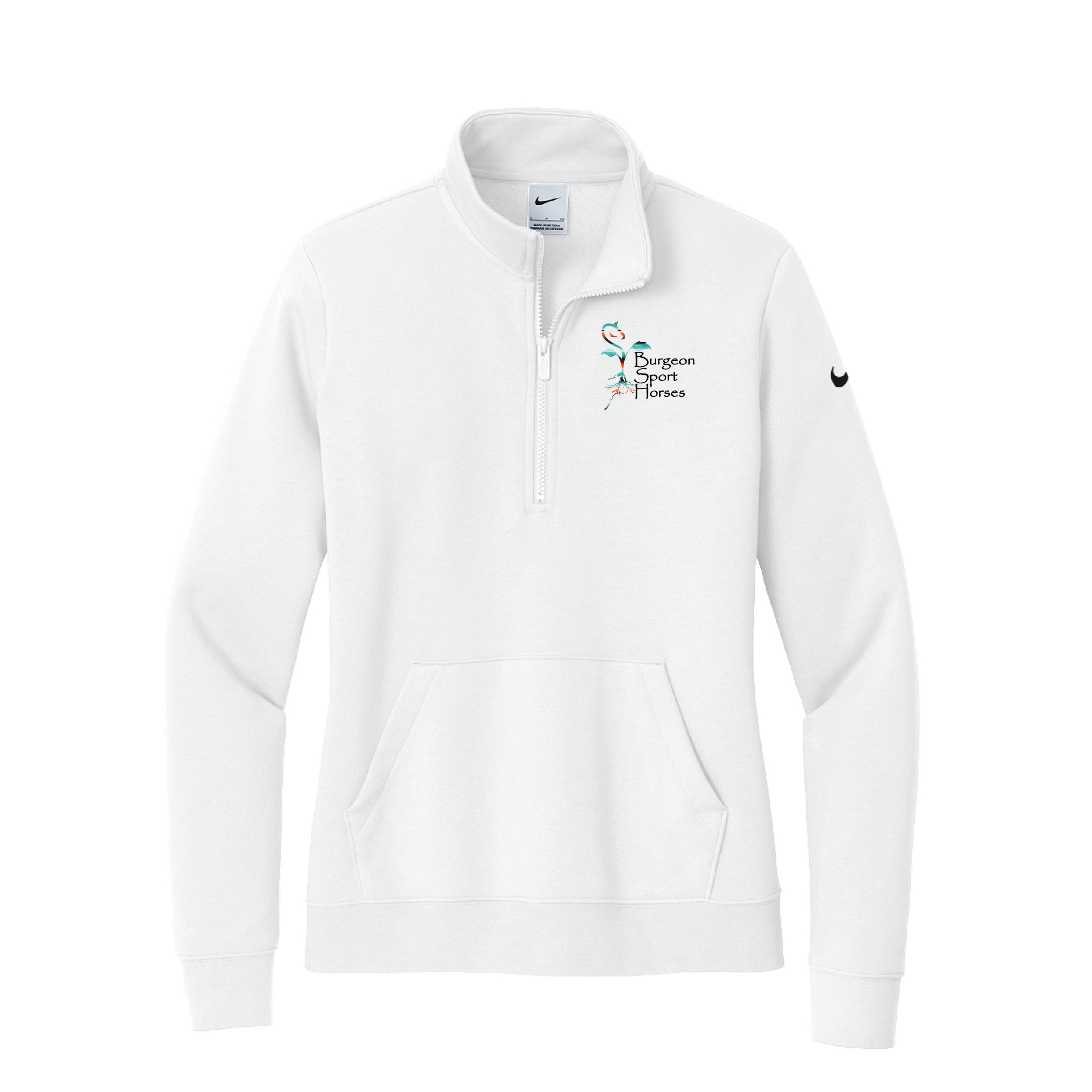 Burgeon Sport Horses Women's Nike Club Fleece Half-Zip