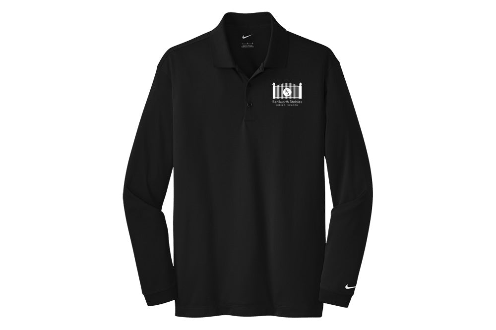 Kenilworth Riding School Men's Nike Long Sleeve Stretch Dri-FIT Polo