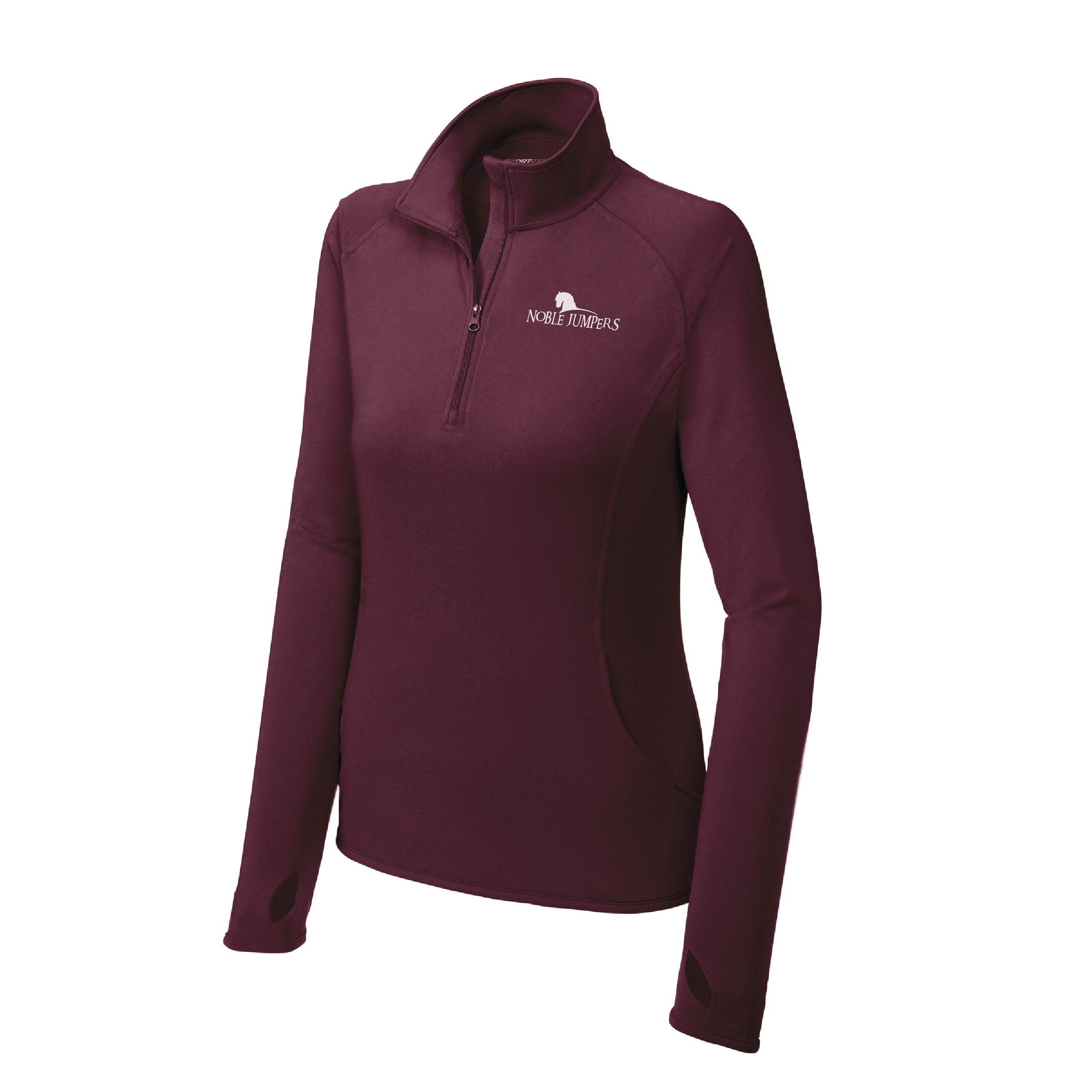 Noble Jumpers Women's Sport-Tek Stretch 1/4 Zip Pullover