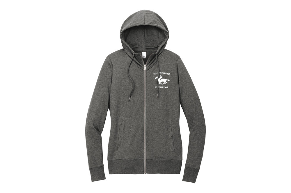 Next Phase Eventing Women's District Featherweight French Terry Full-Zip Hoodie