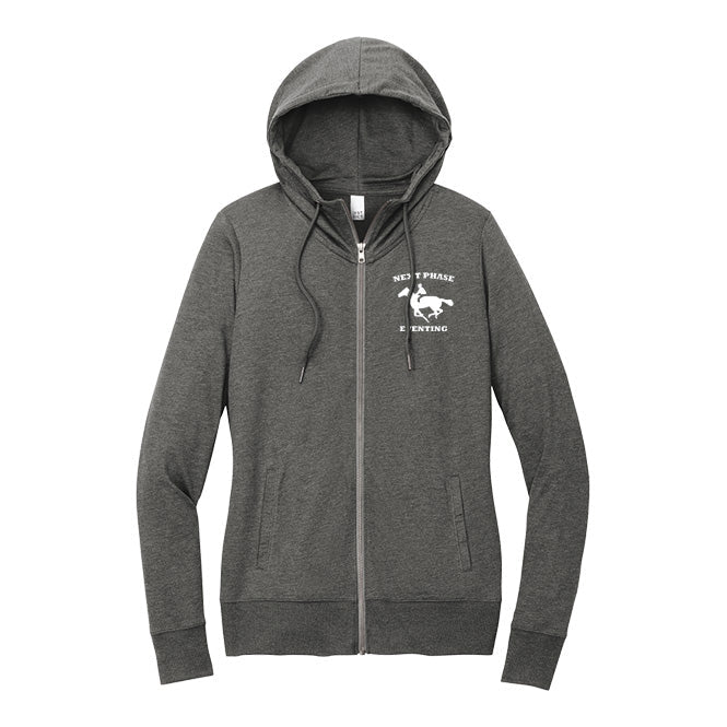 Next Phase Eventing Women's District Featherweight French Terry Full-Zip Hoodie