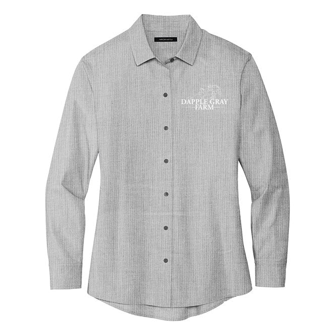 Dapple Gray Farm Women's Long Sleeve Stretch Woven Shirt