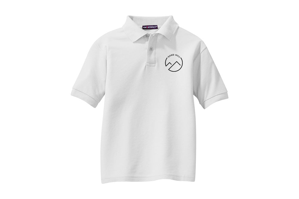 Sand Hill Stable Youth Port Authority Short Sleeve Silk Touch Polo