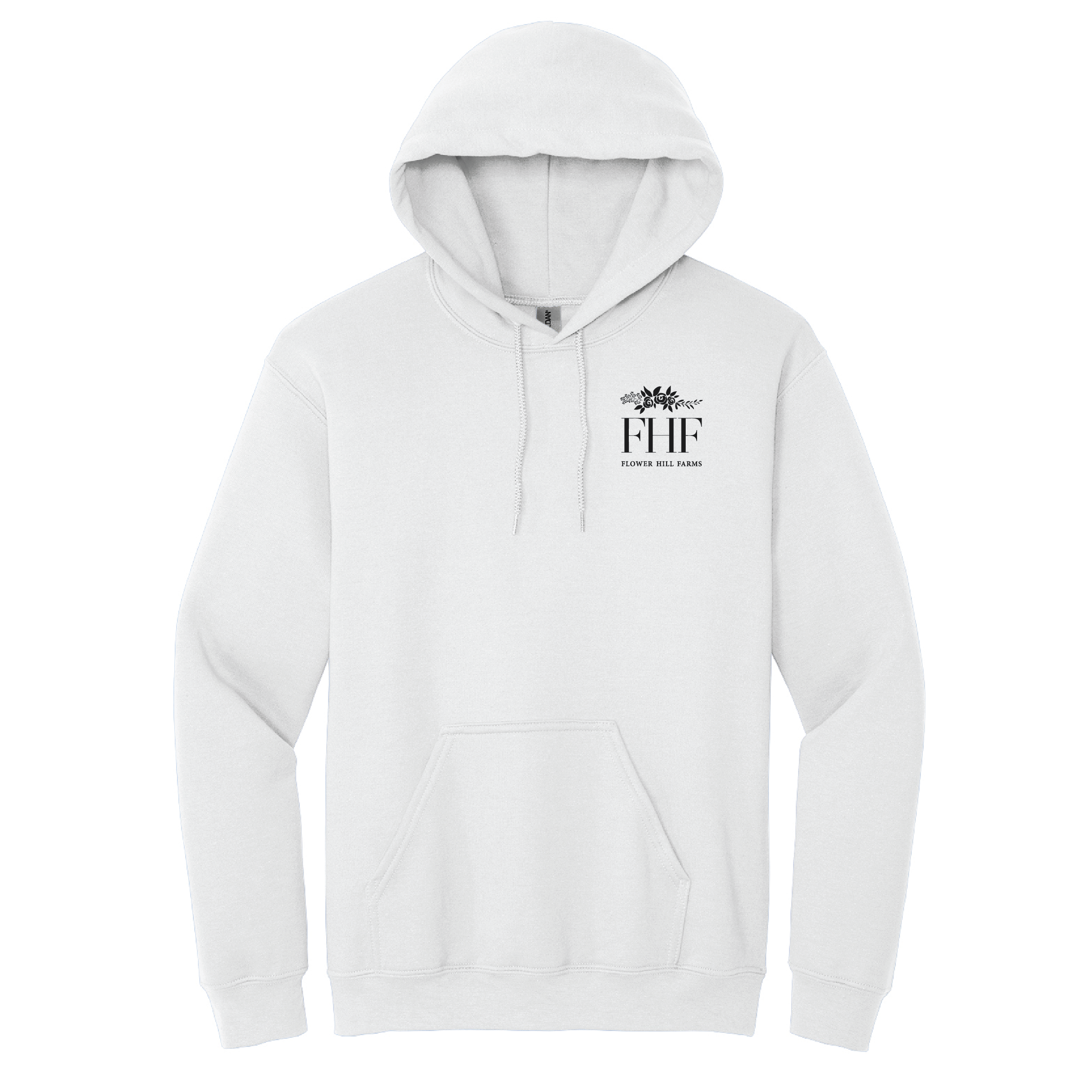 Flower Hill Farms Unisex Pullover Hooded Sweatshirt