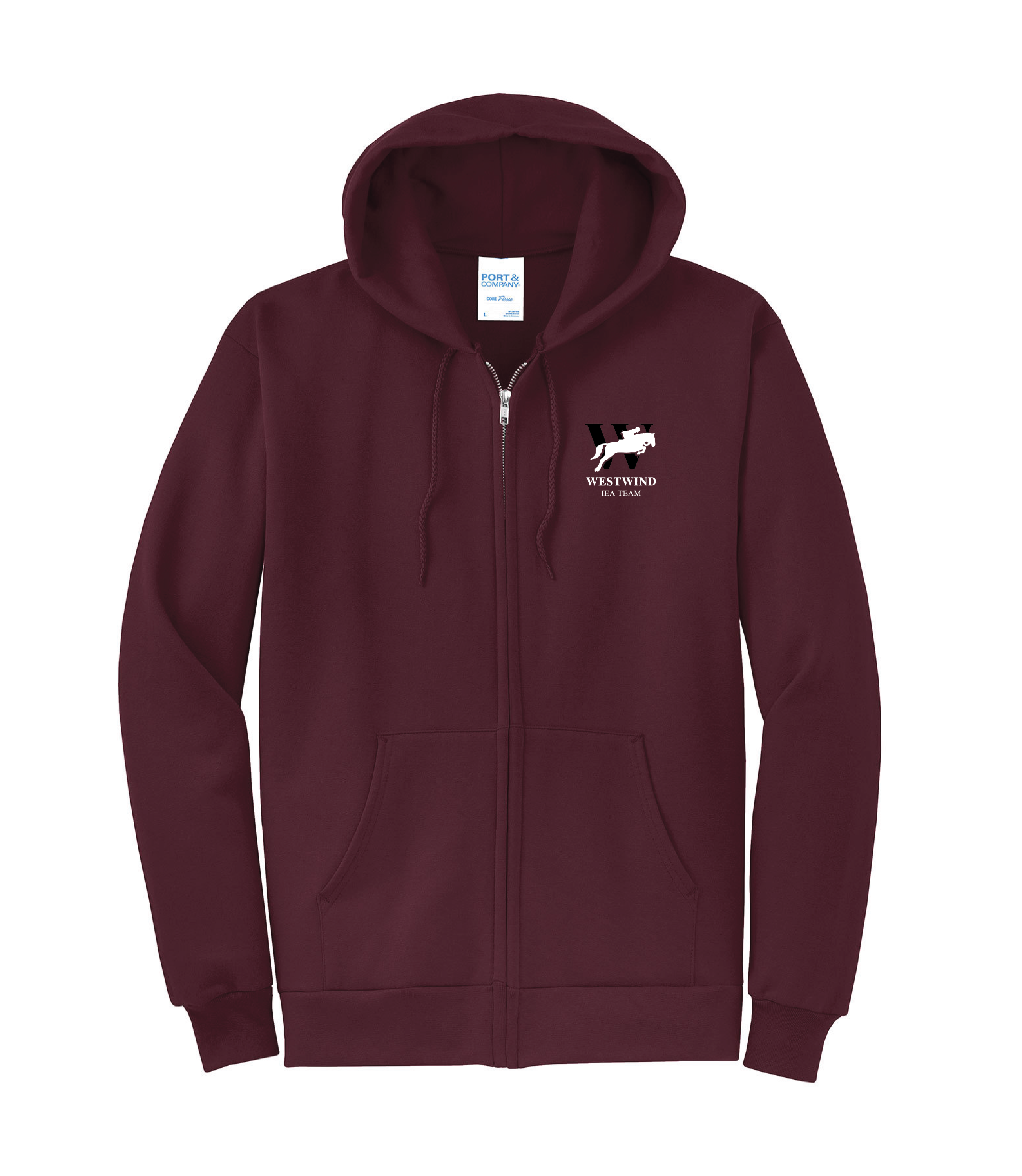 Westwind IEA Men's Port & Company Fleece Zip-Up Hoodie