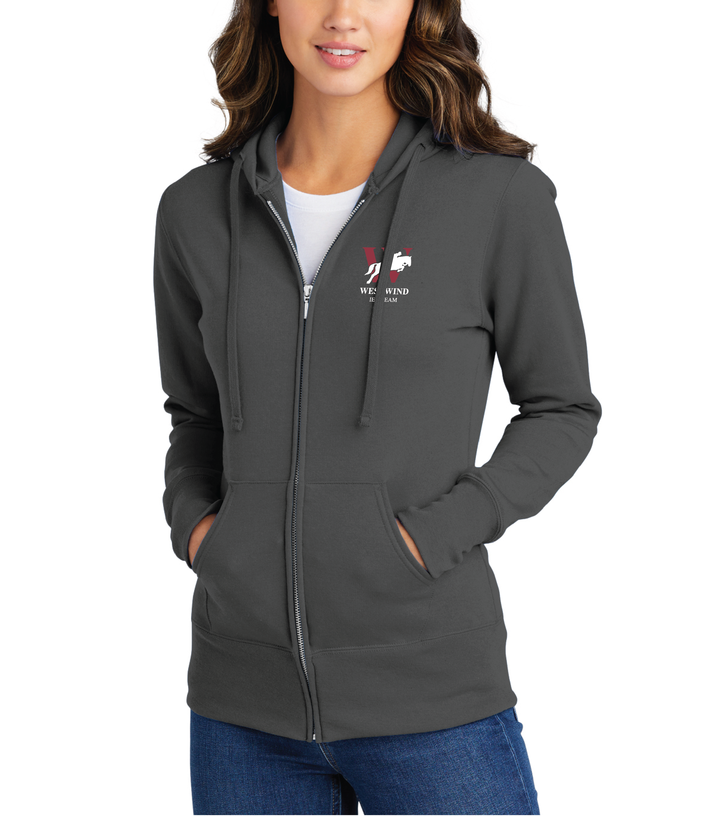 Westwind IEA Women's Port & Company Fleece Zip-Up Hoodie