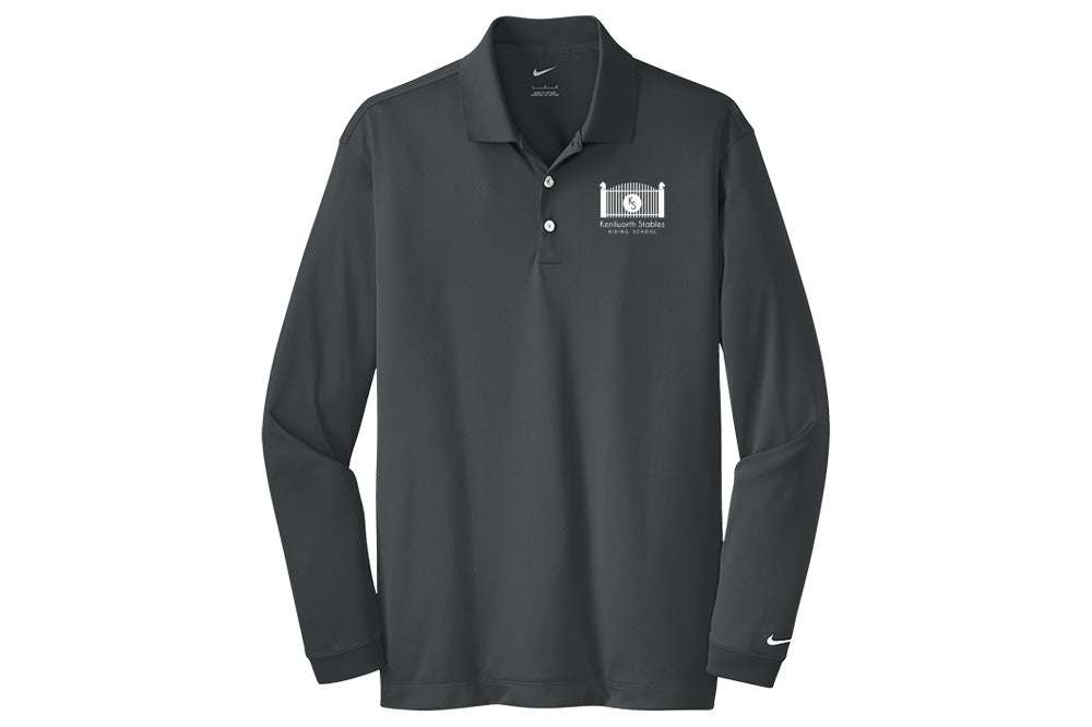 Kenilworth Riding School Men's Nike Long Sleeve Stretch Dri-FIT Polo