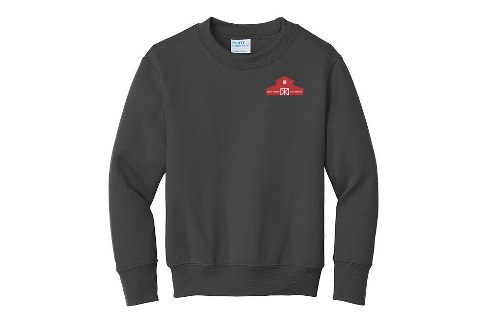 Red Barn IEA Youth Port & Company Fleece Crewneck Sweatshirt