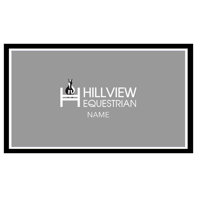 Hillview Custom Stall Guard with Trim and Piping