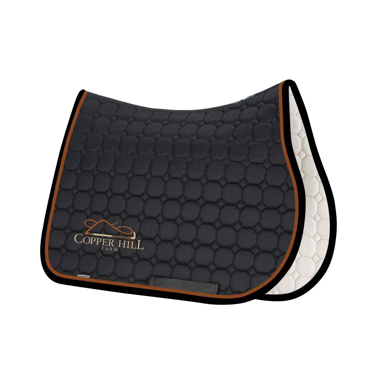 Copper Hill Farm Equiline Custom Black Jumping Show Pad