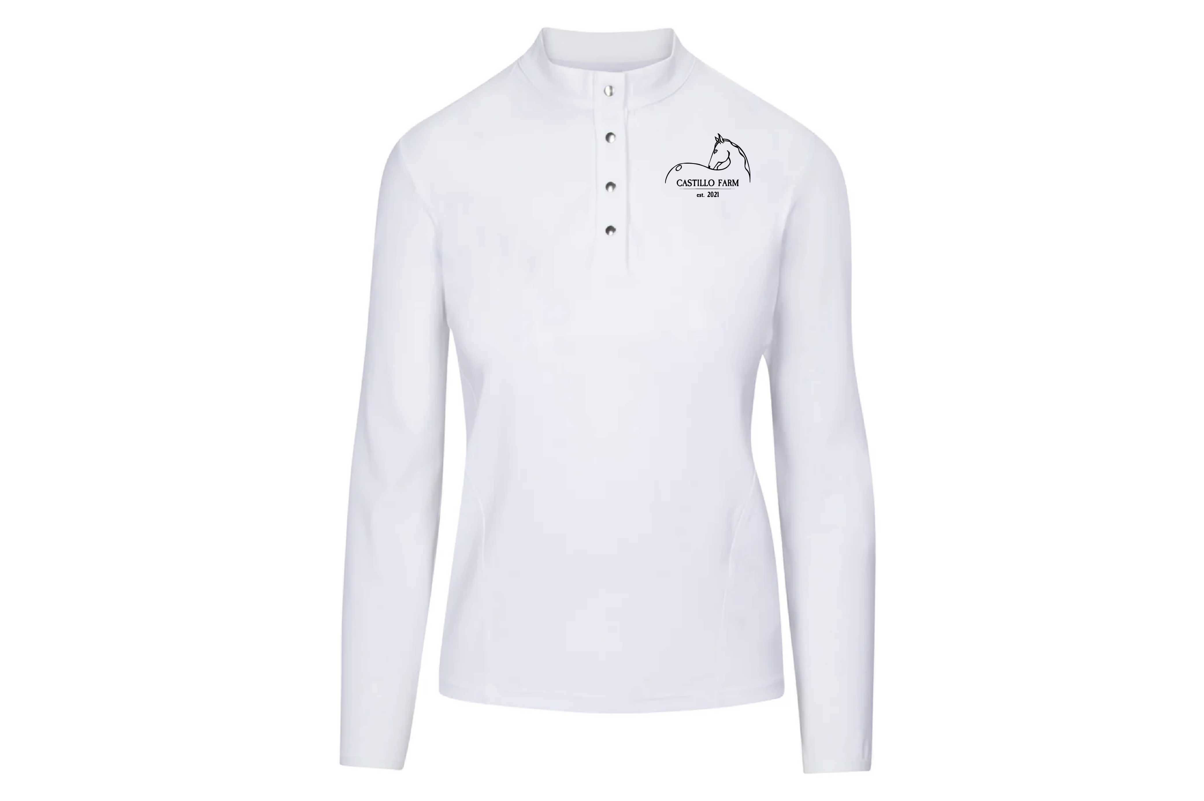 Castillo Farm Women's Callidae Long Sleeve Tech Polo