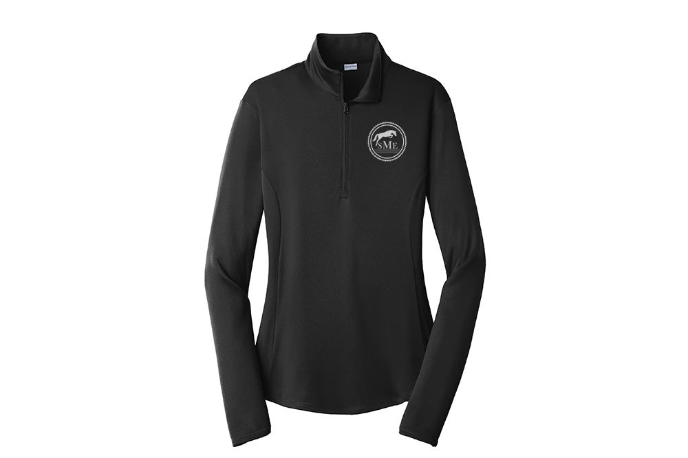 Silver Mesquite Equestrian Women's Sport-Tek PosiCharge 1/4 Zip Sunshirt