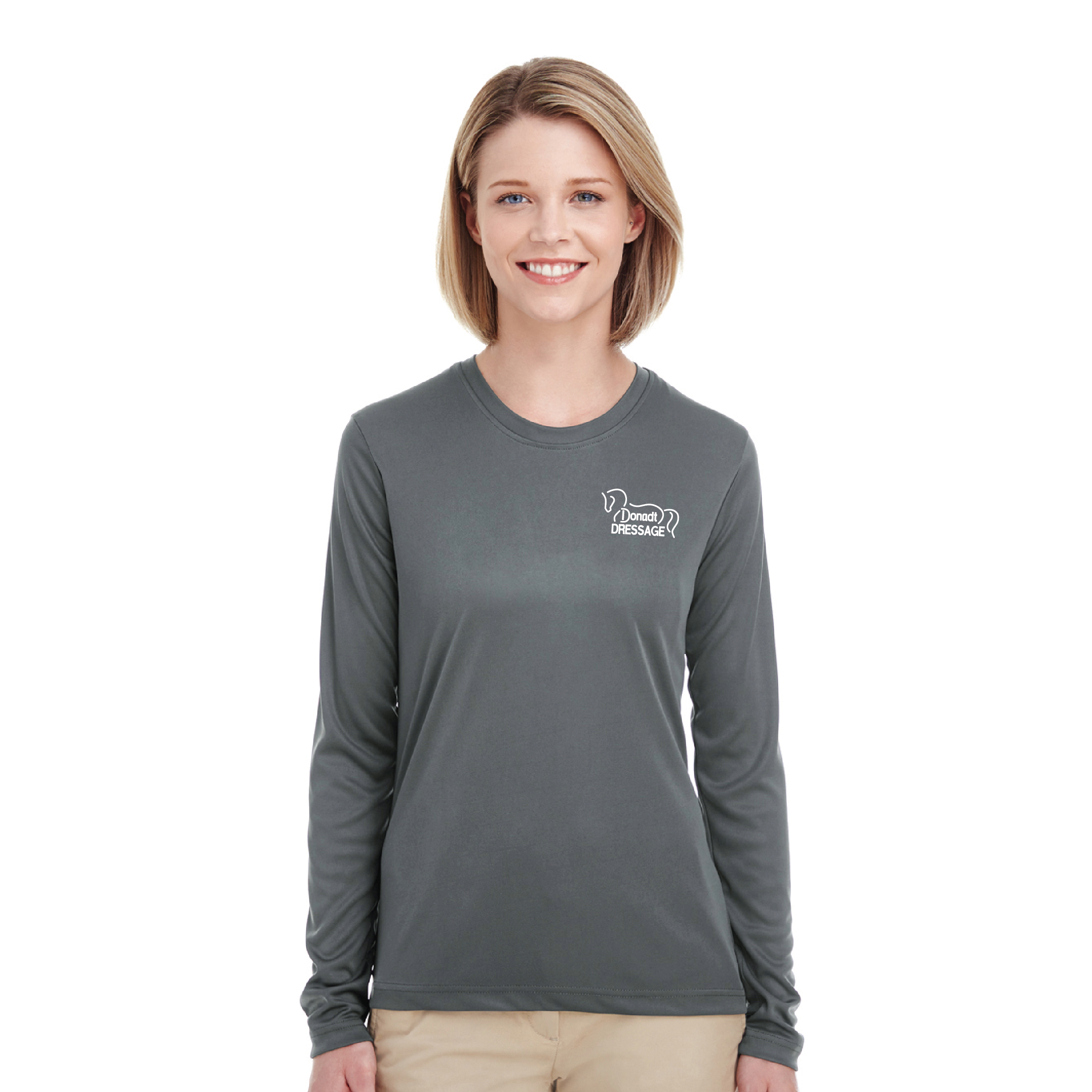 Donadt Dressage Women's Cool & Dry Sport Performance Long Sleeve Tee