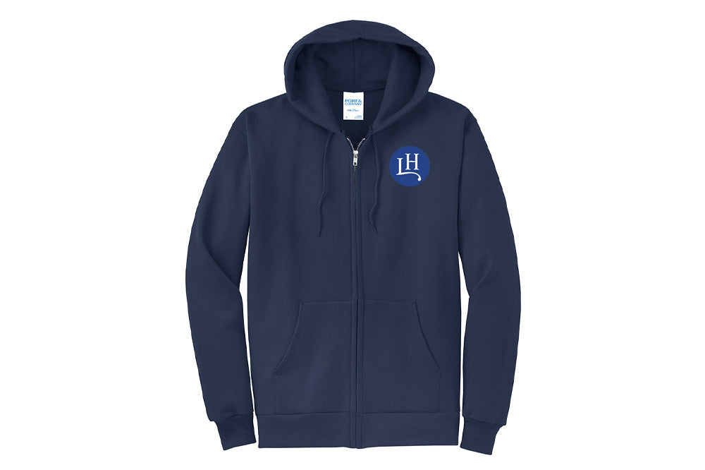 Leavitt Hill Men's Port & Company Fleece Zip-Up Hoodie