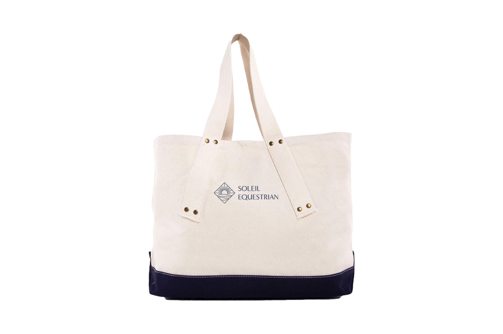 Soleil Equestrian CB Station Grommet Tote Bag