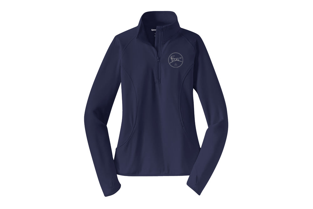 Sandhaven Women's Sport-Wick Stretch 1/4 Zip Pullover