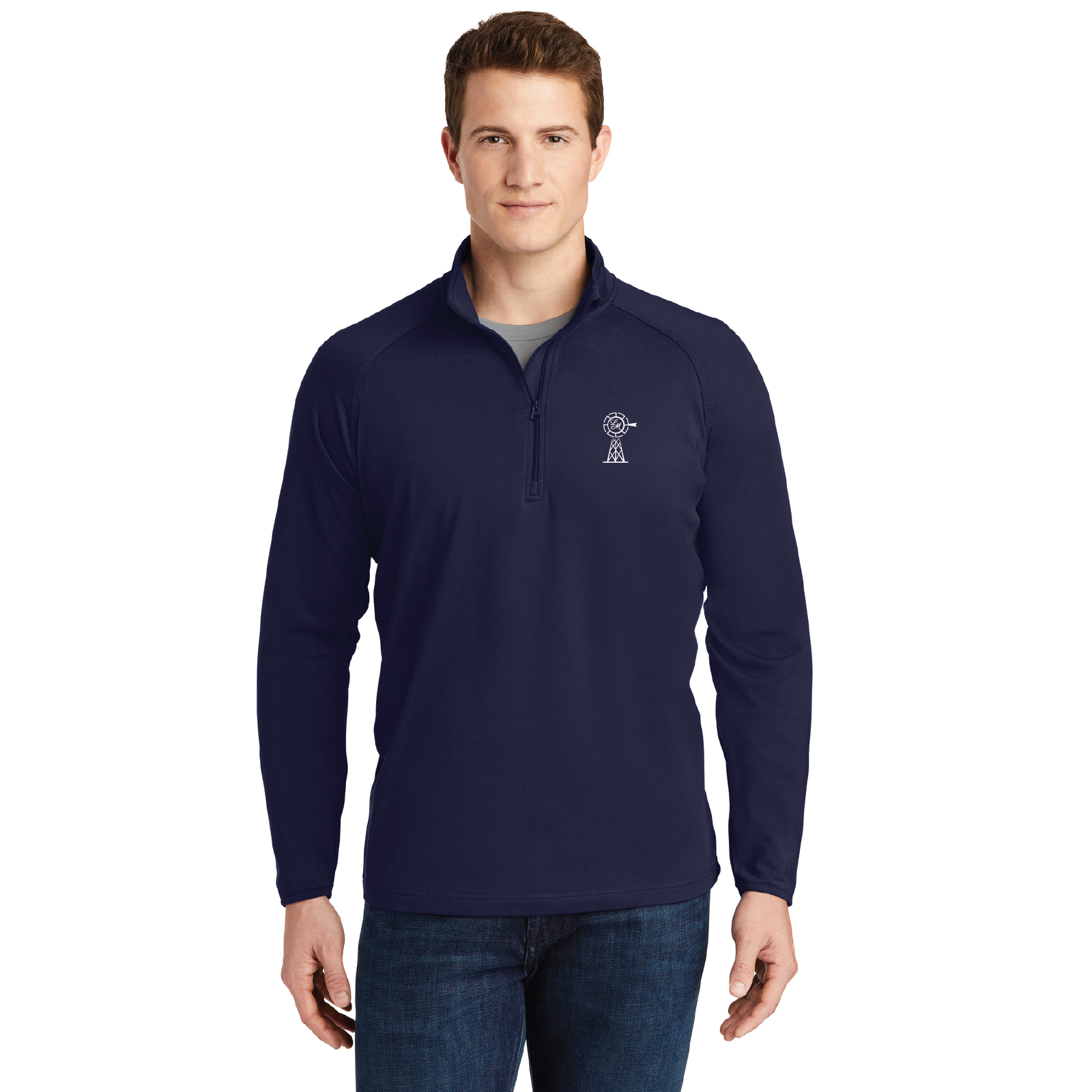 Larkin Meadows Sport-Tek Men's Stretch 1/4 Zip Pullover
