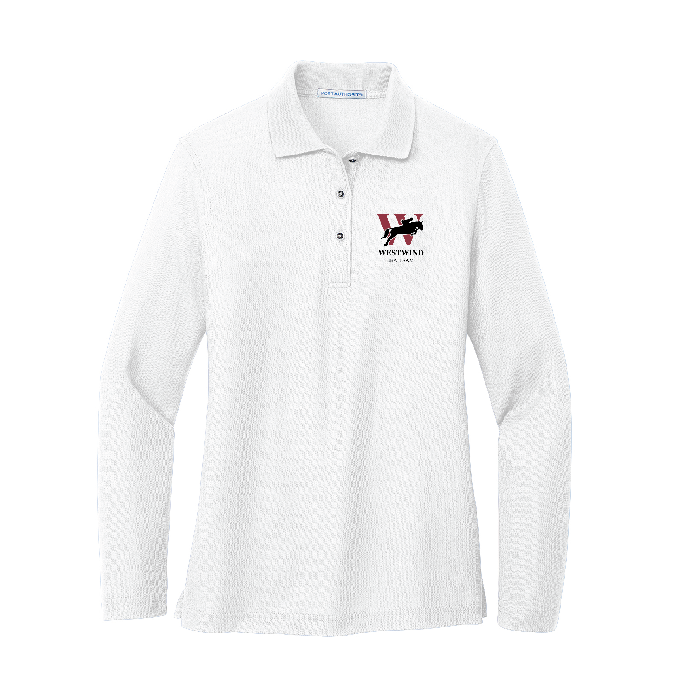 Westwind IEA Women's Port Authority Long Sleeve Silk Touch Polo
