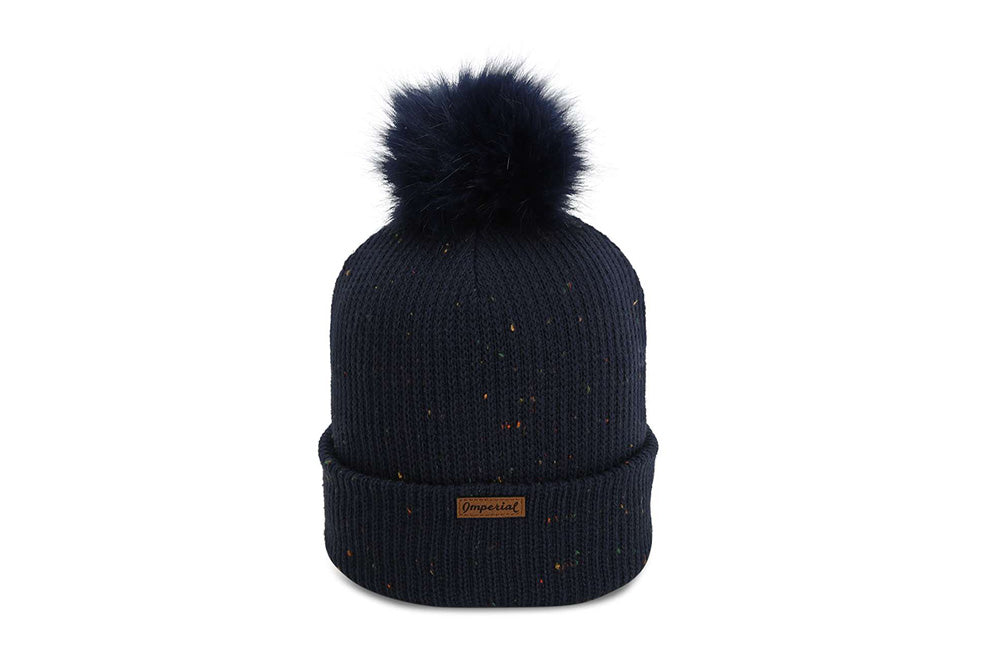 McIver Equestrian Imperial Pom Cuffed Beanie