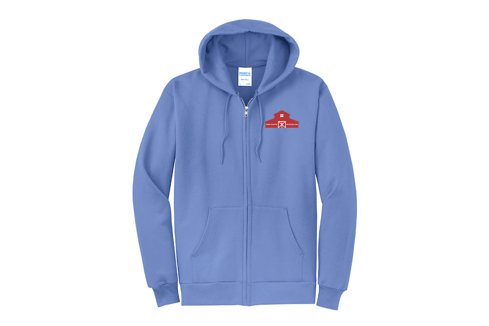Red Barn IEA Men's Port & Company Fleece Zip-Up Hoodie