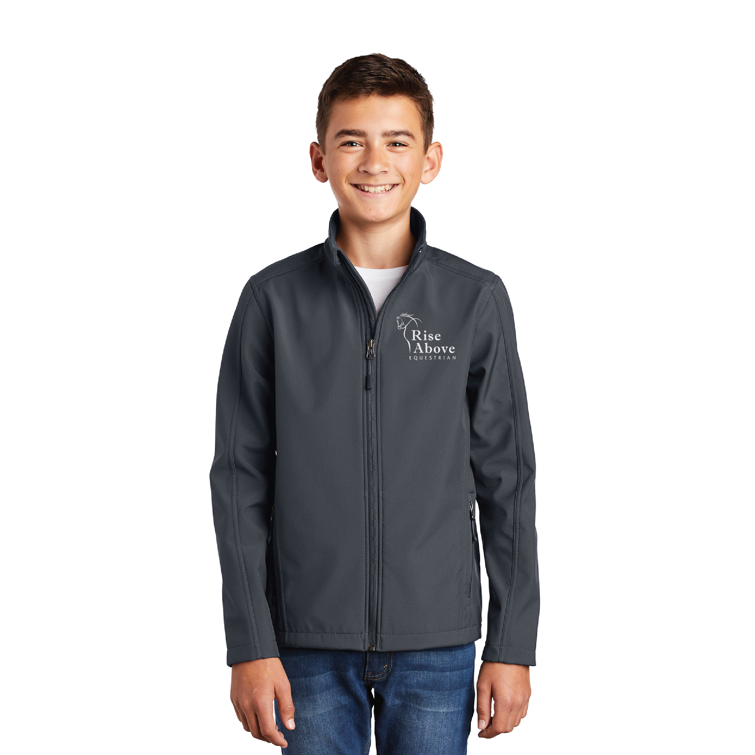 Rise Above Equestrian Youth Port Authority Core Soft Shell Jacket