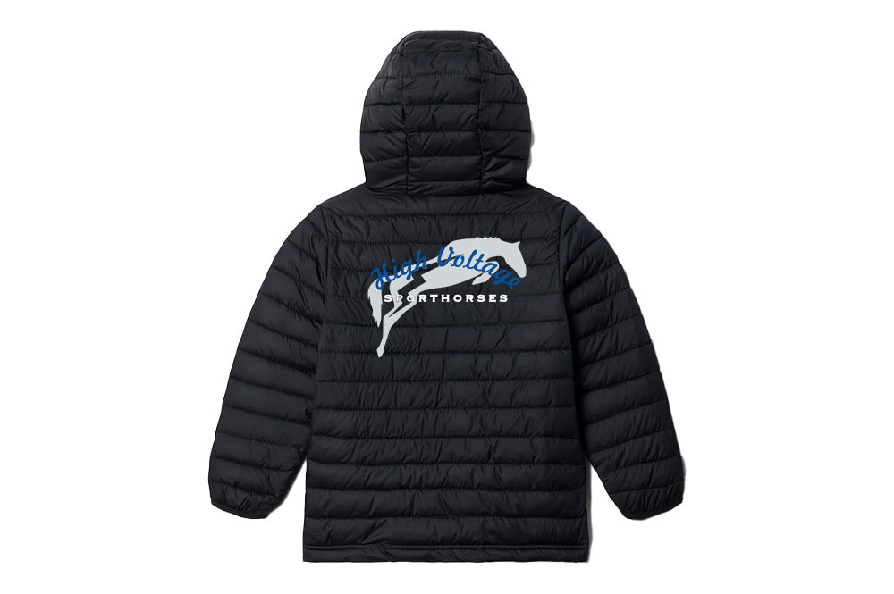 High Voltage Sporthorses Youth Columbia Powder Lite Jacket