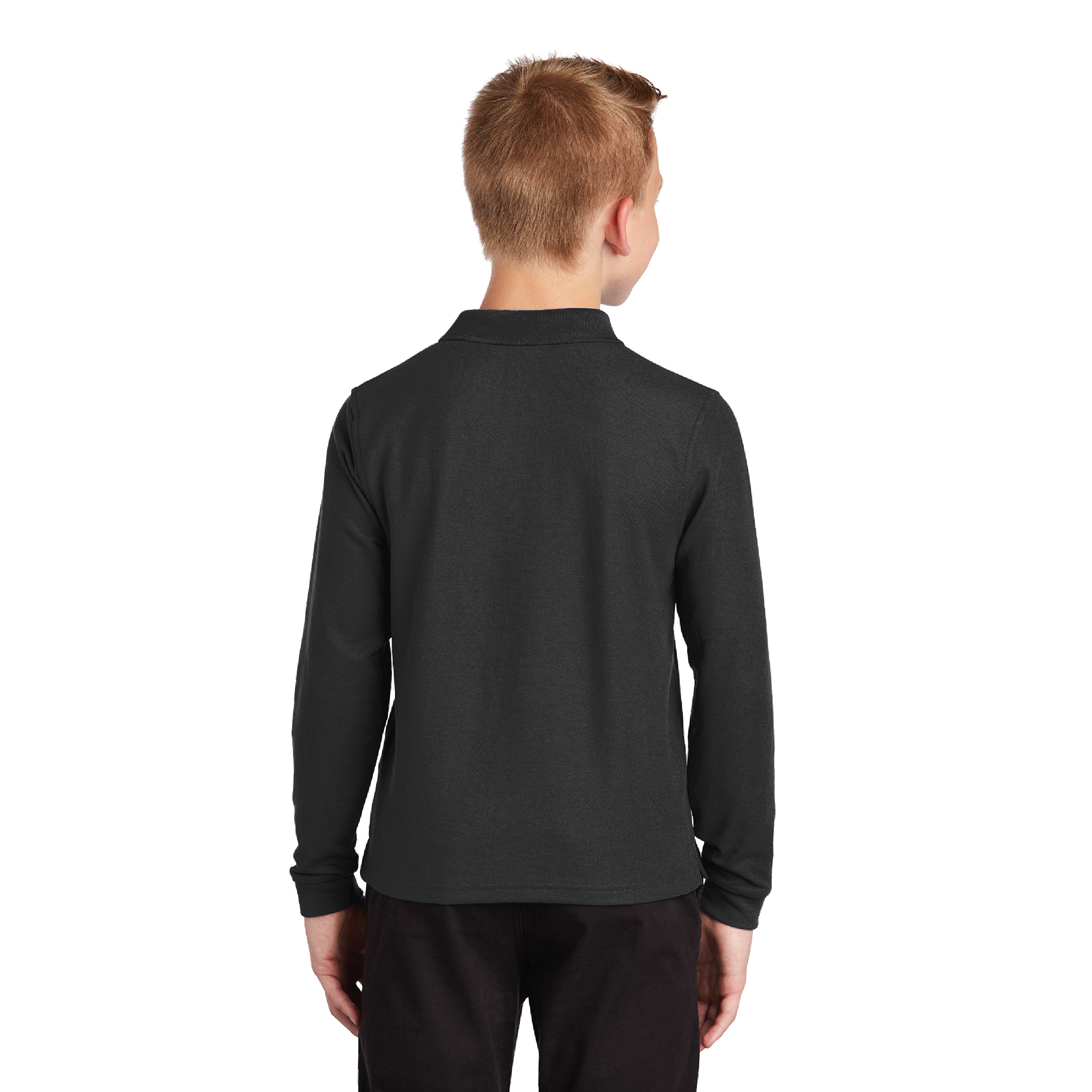Flower Hill Farms Youth Port Authority Long Sleeve Silk Touch Polo