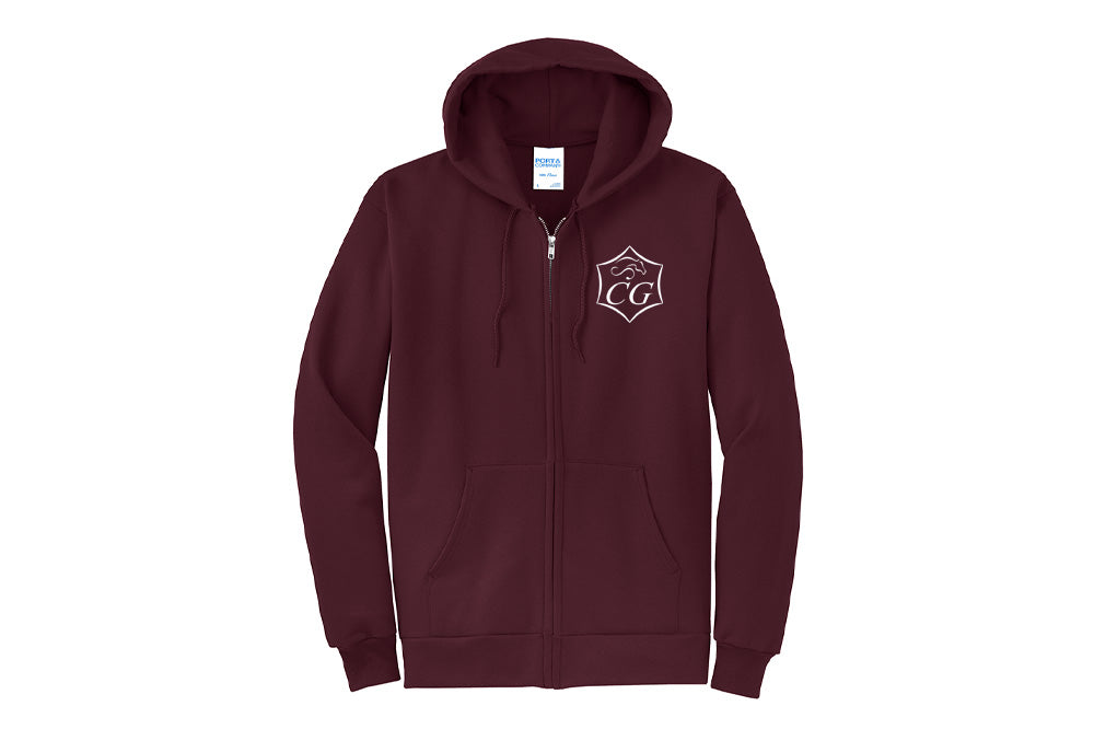 Clover Grove Men's Port & Company Core Fleece Full-Zip Hoodie