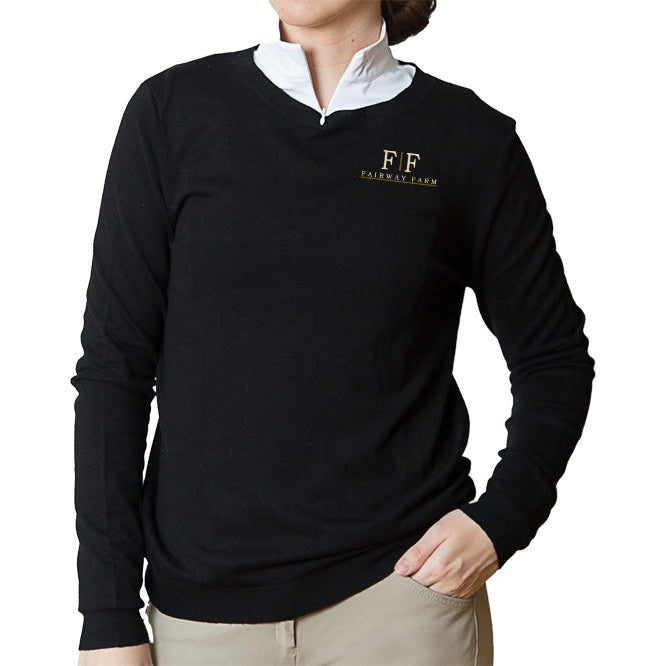 Fairway Farm Women's TKEQ Essential Crewneck Sweater