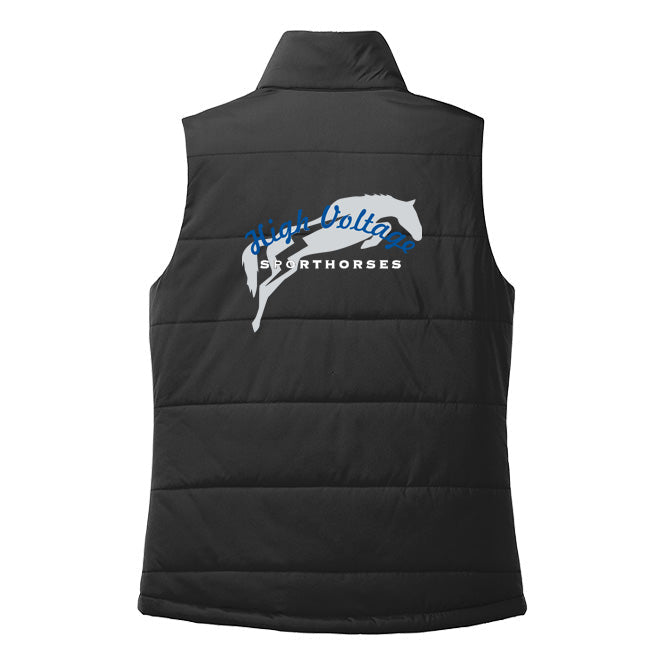 High Voltage Sporthorses Women's Port Authority Puffer Vest