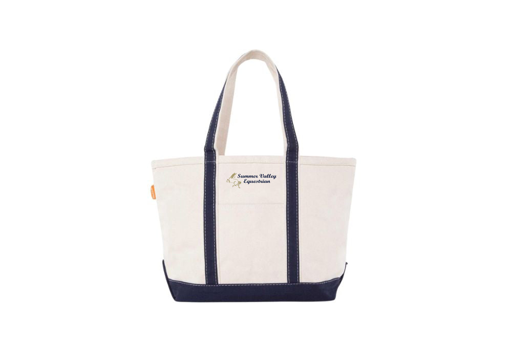 Summer Valley CB Station Medium Canvas Tote