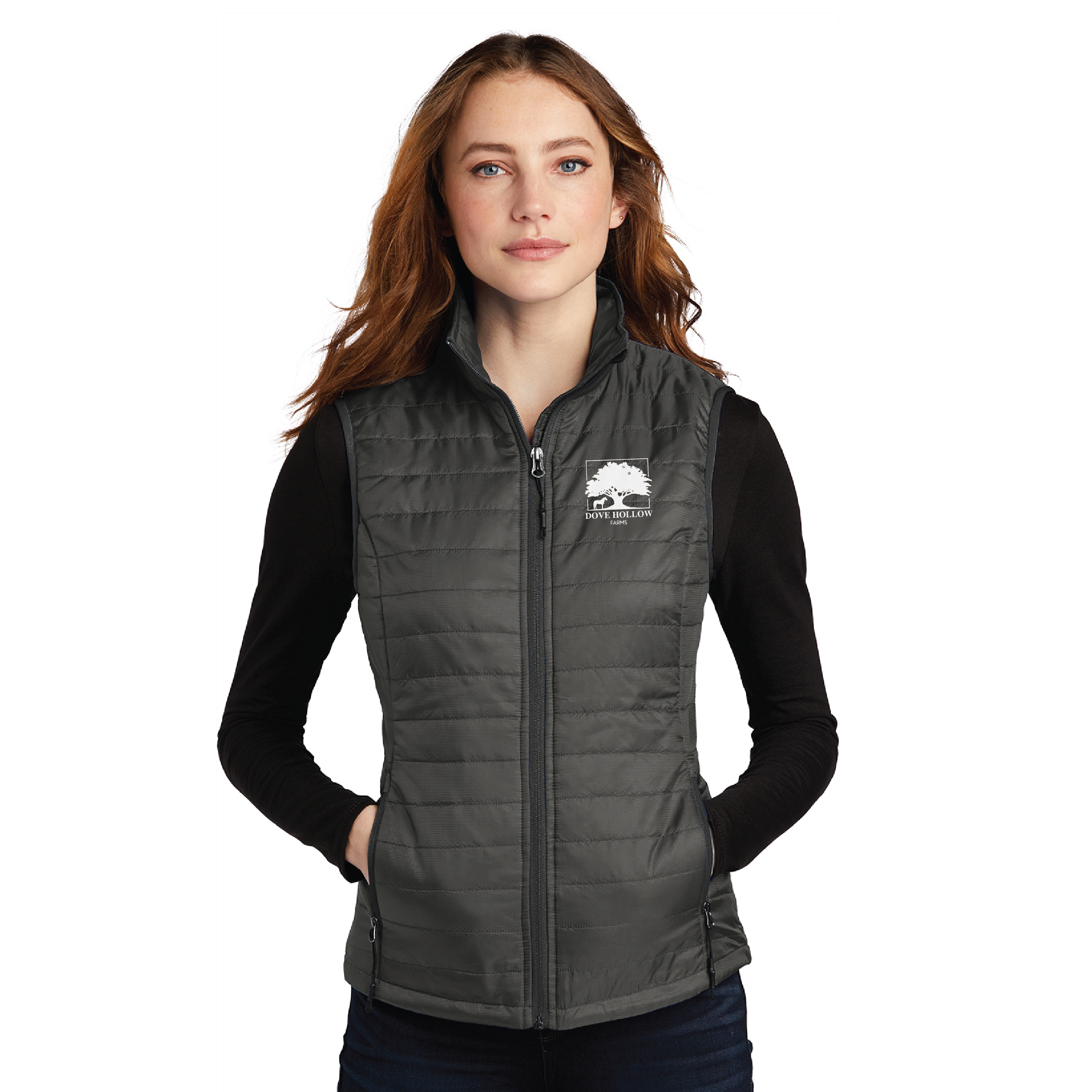 Dove Hollow Farms Women's Port Authority Packable Puffy Vest