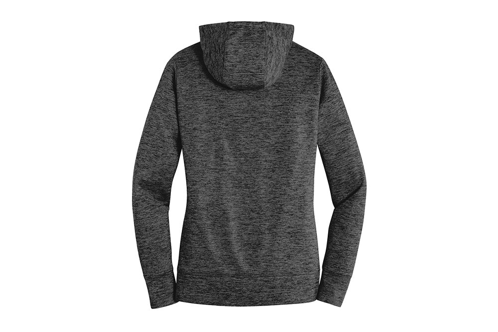 Soleil Equestrian Women's Sport-Tek PosiCharge Heather Fleece Hooded Pullo