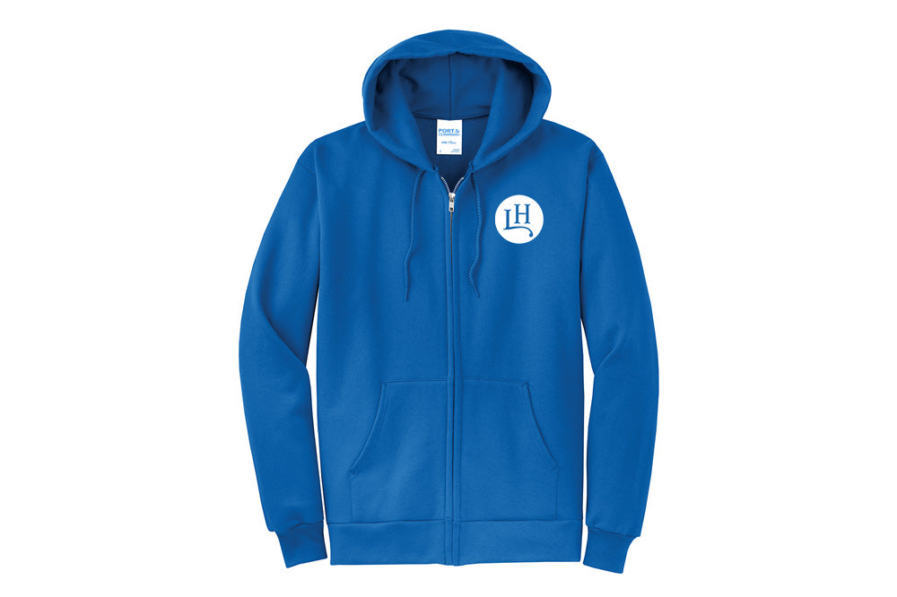 Leavitt Hill Men's Port & Company Fleece Zip-Up Hoodie