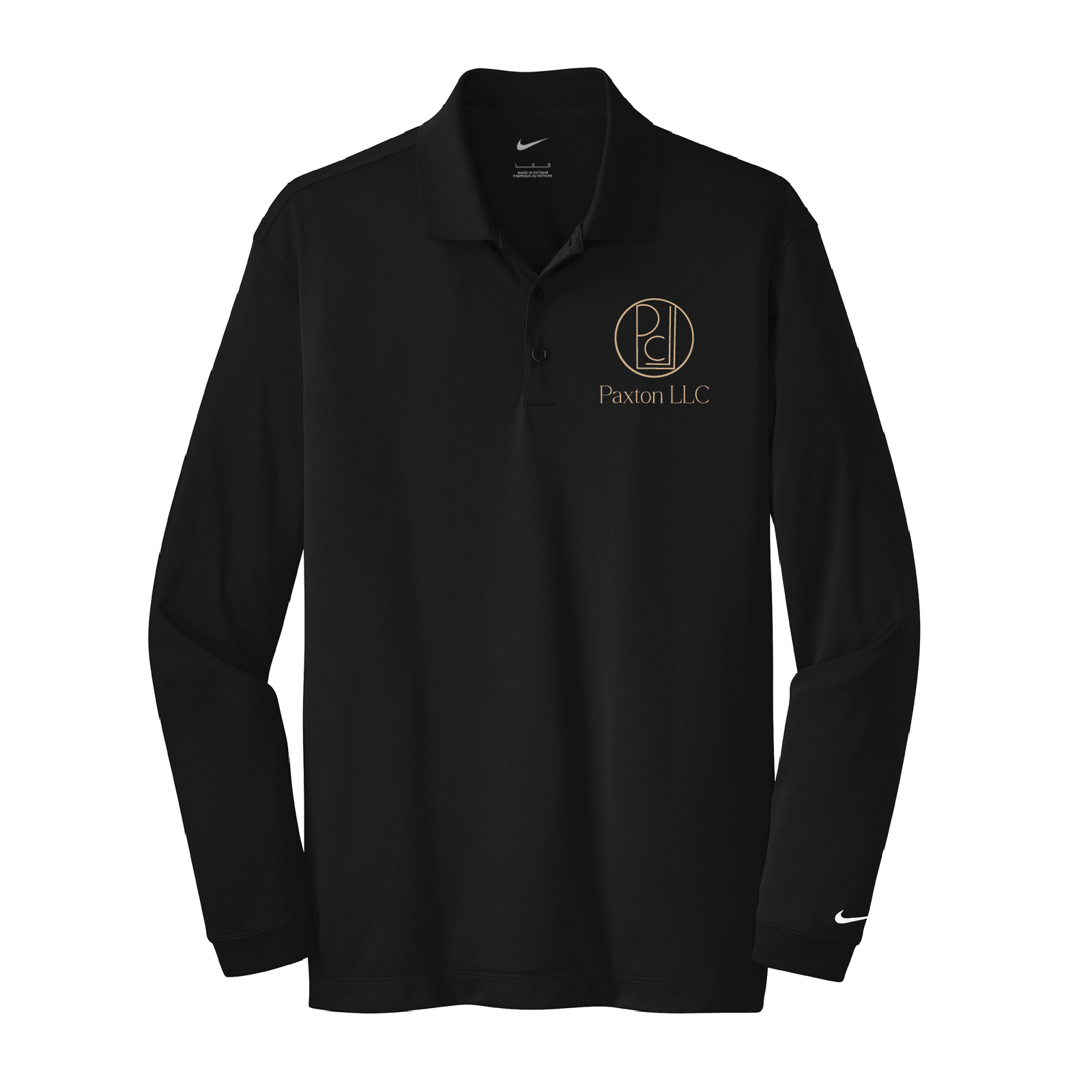 Paxton LLC Men's Nike Long Sleeve Stretch Dri-FIT Polo
