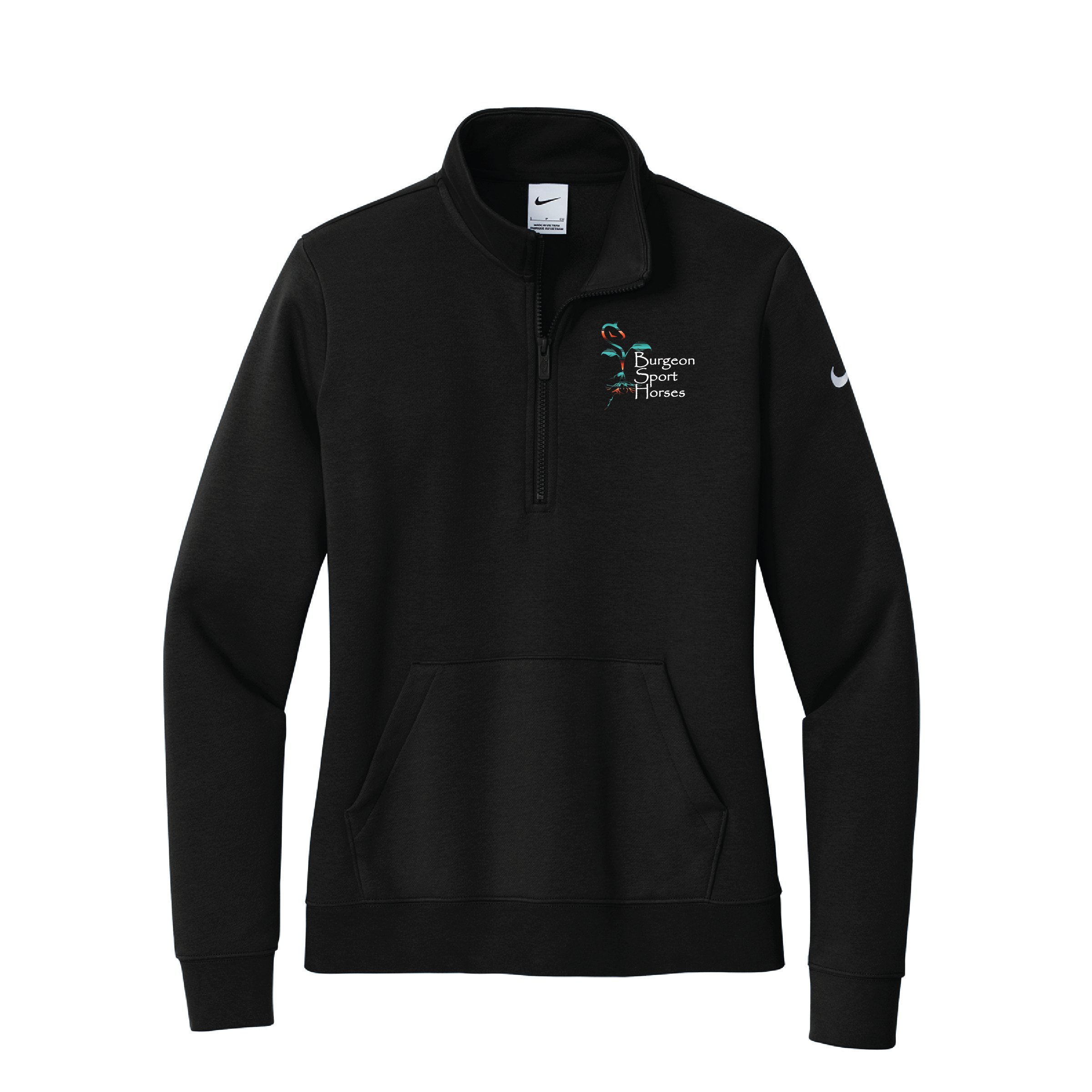 Burgeon Sport Horses Women's Nike Club Fleece Half-Zip