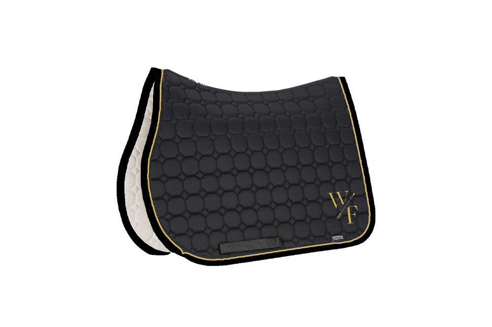Wanderlust Farm Black Equiline Custom Jumping Show Pad