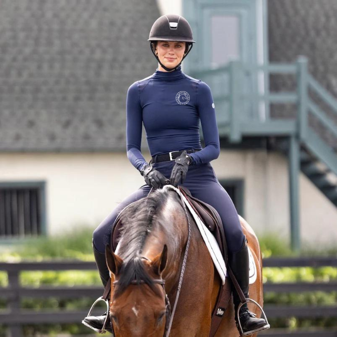 Central Sporthorses Women's TKEQ 'Chloe' High Collar Technical Top