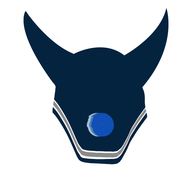 Trinity Eventing Navy Talisman Square Front Jumping Bonnet