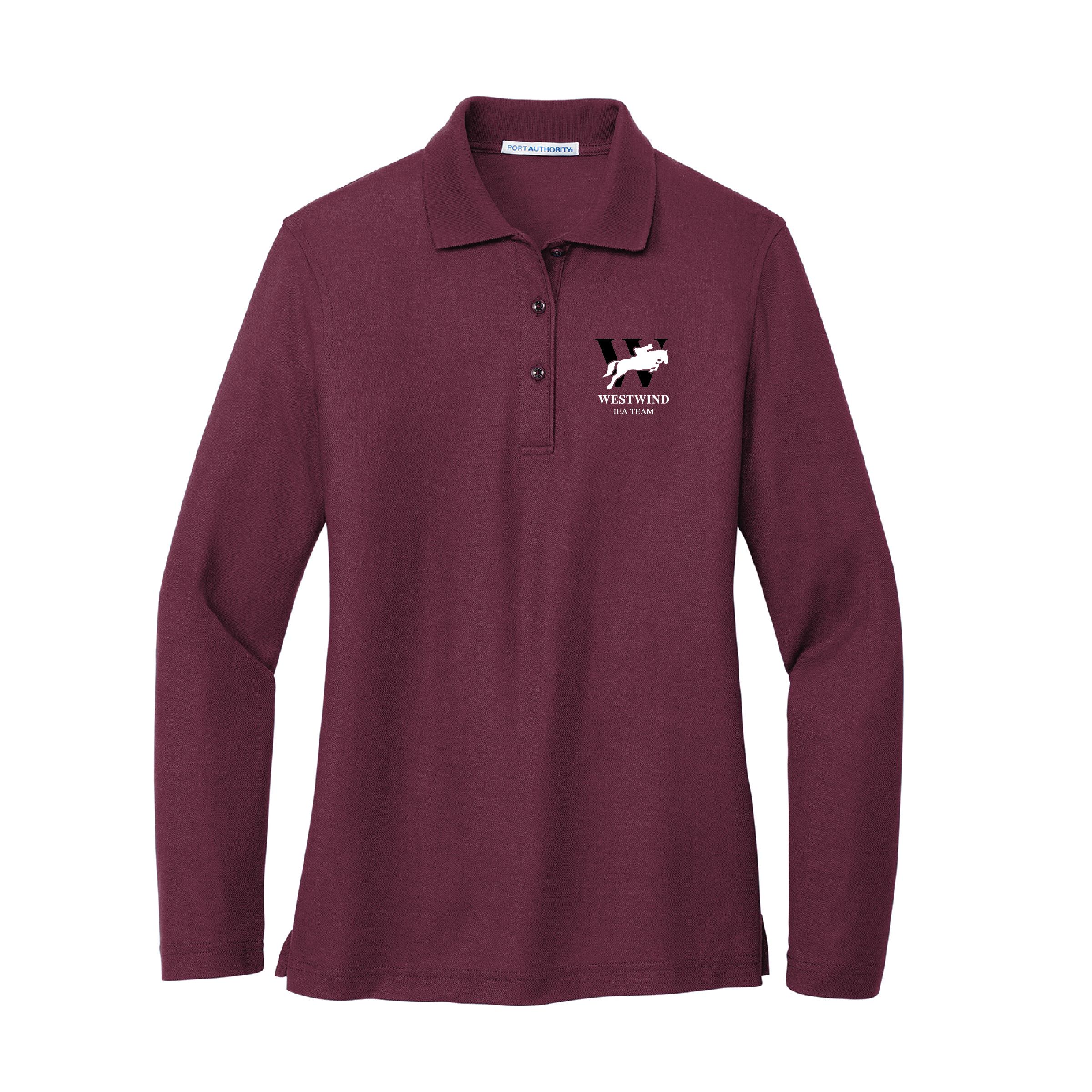 Westwind IEA Women's Port Authority Long Sleeve Silk Touch Polo