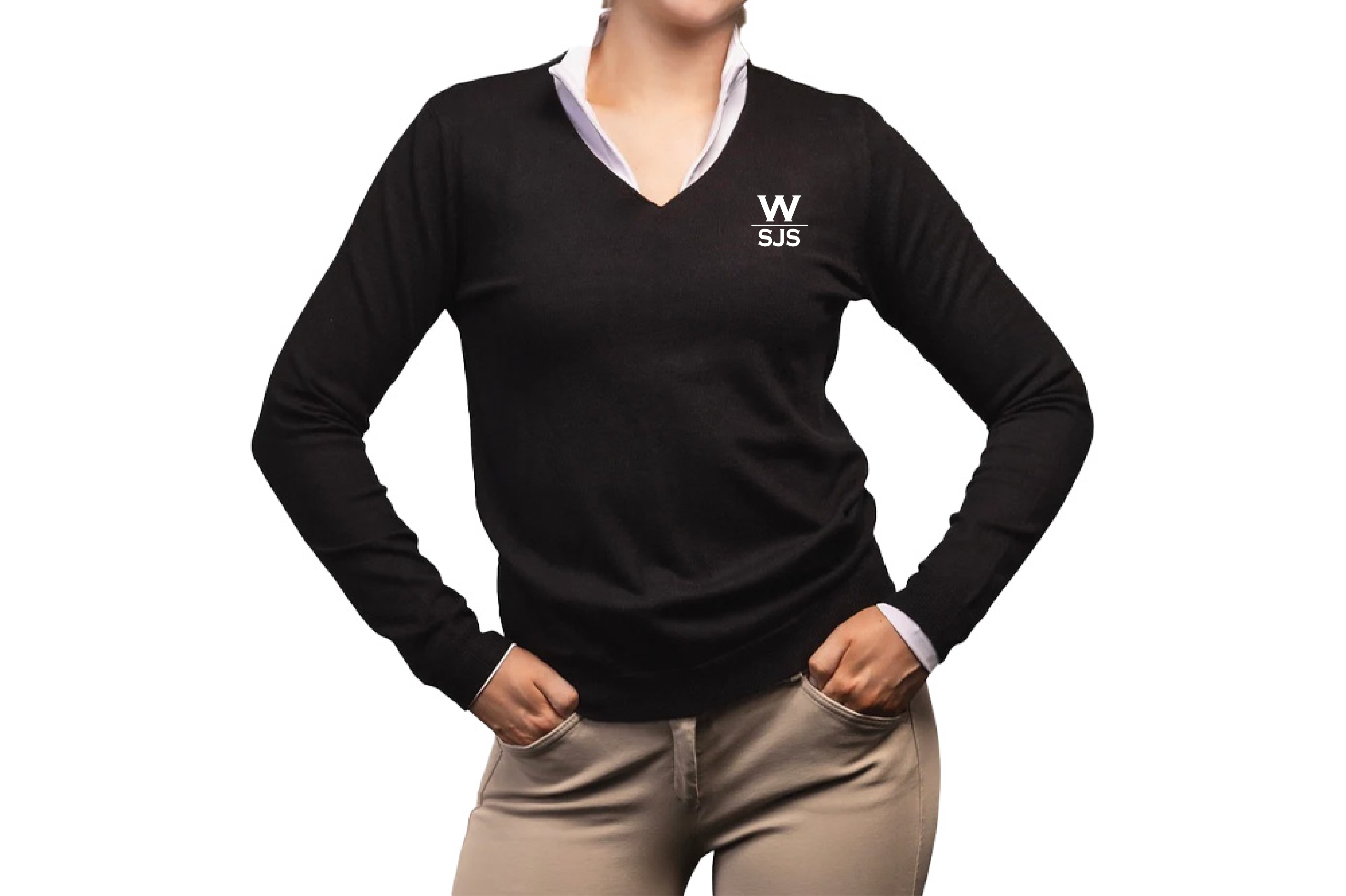 Westwood Women's TKEQ Essential V-Neck Sweater